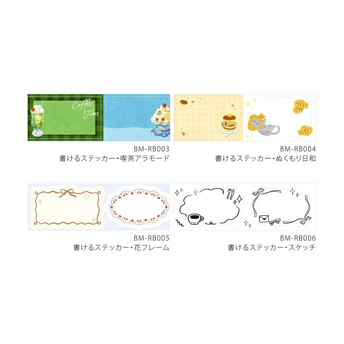 Masking Roll Sticker - Writable Stickers