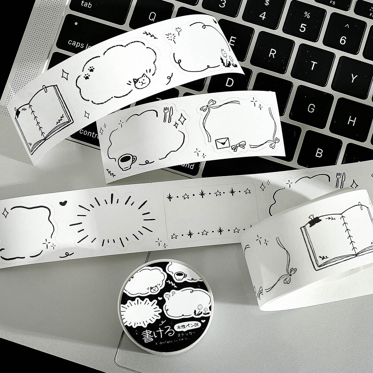 Masking Roll Sticker - Writable Stickers