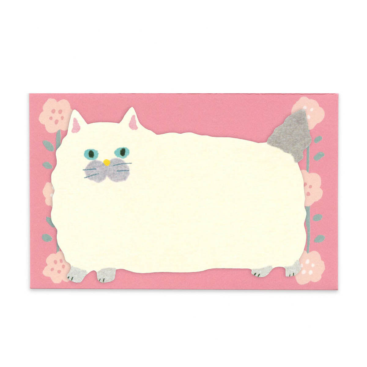 Message Card - Fluff Moo Moo - Katzen