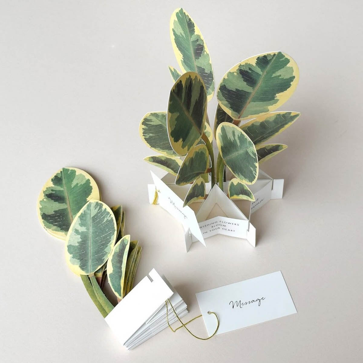 Message Card - Blumenstrauß - Groß