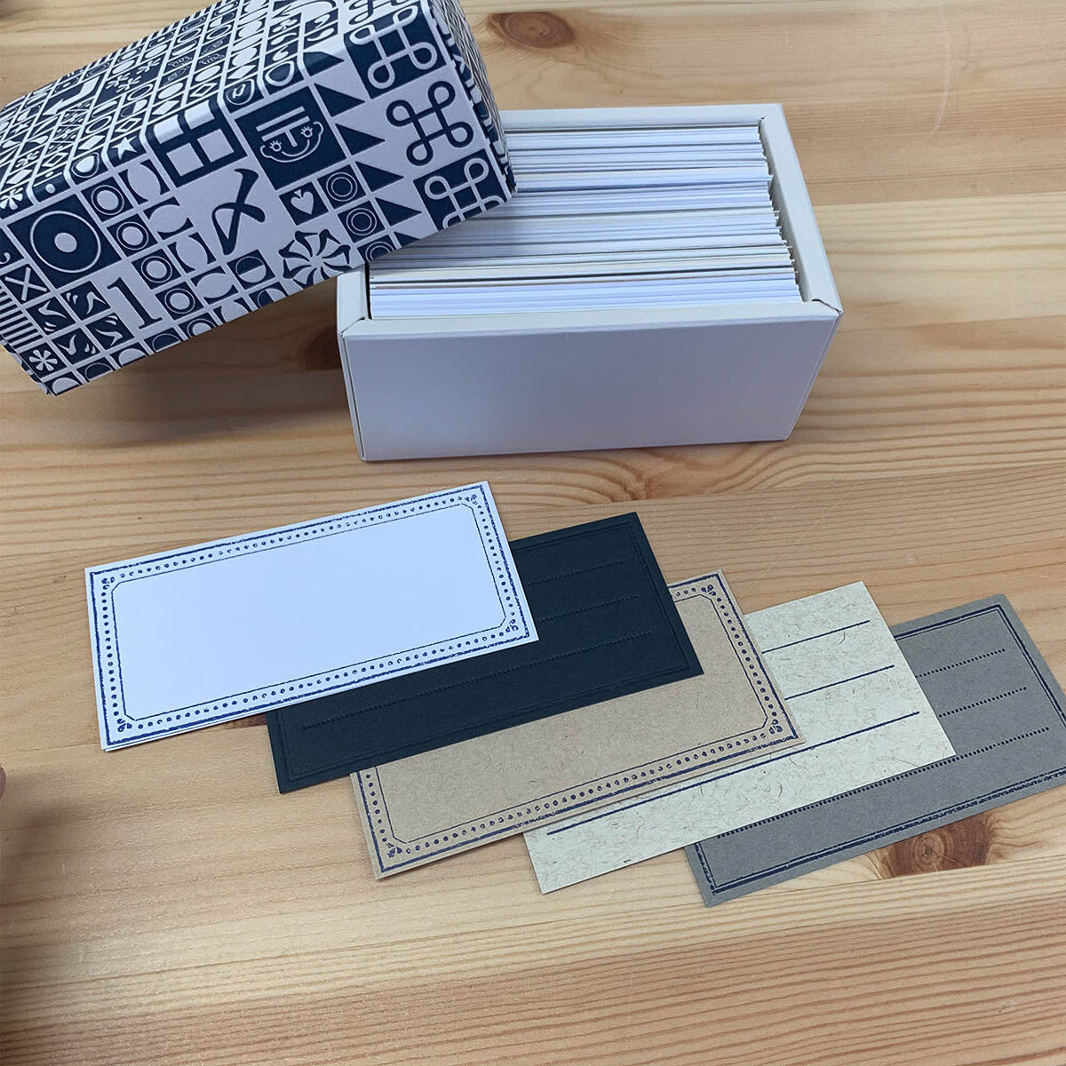 Message Card - Letterpress Box