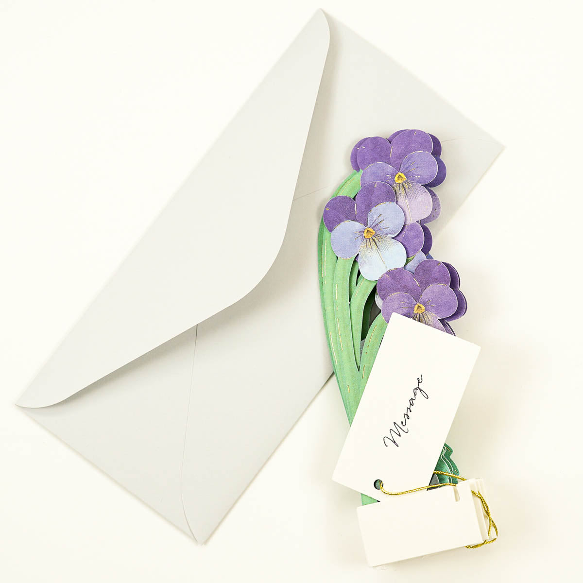 Message Card - Blumenstrauß - klein