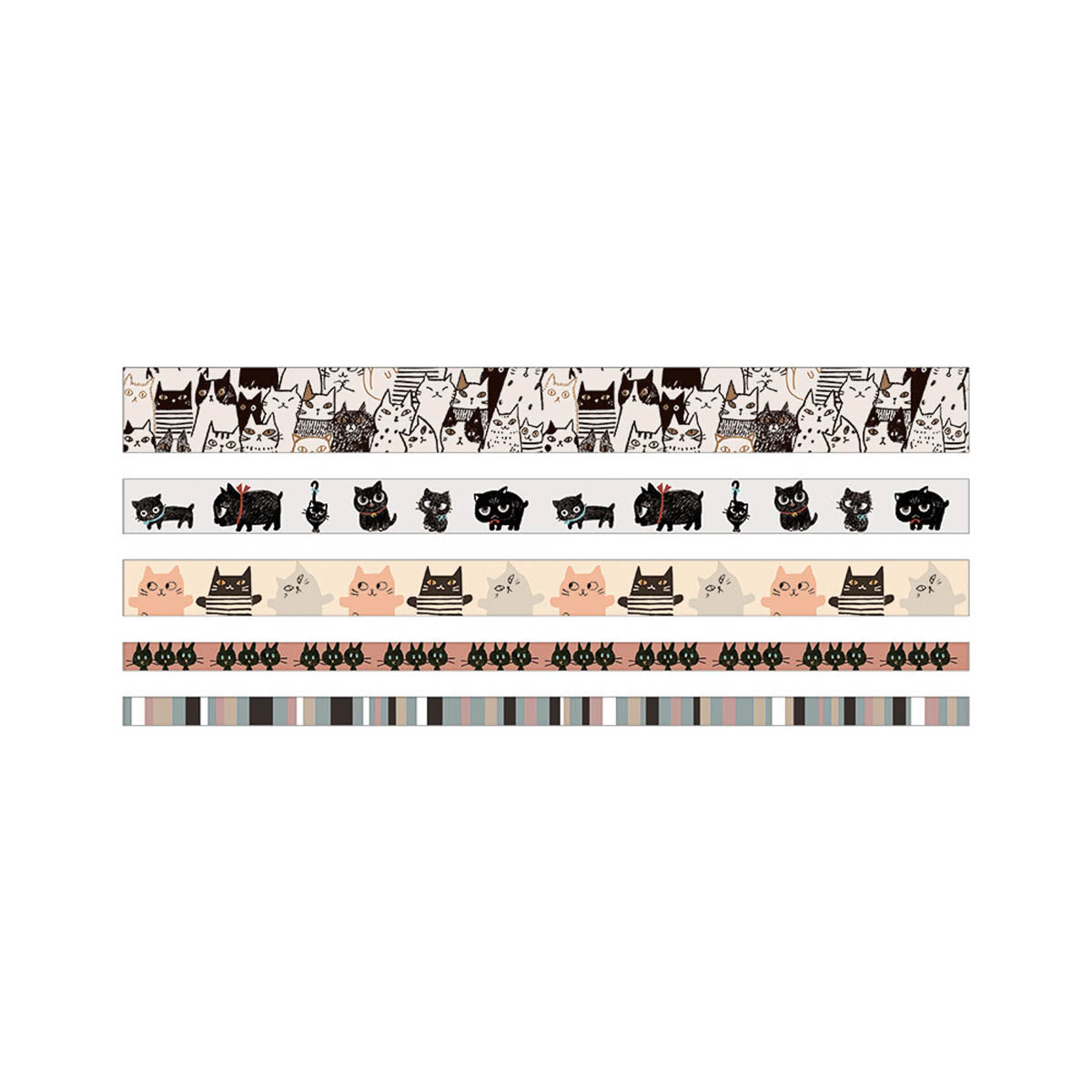 Masking Tape - Mini Masking Tape Set - 5 Muster