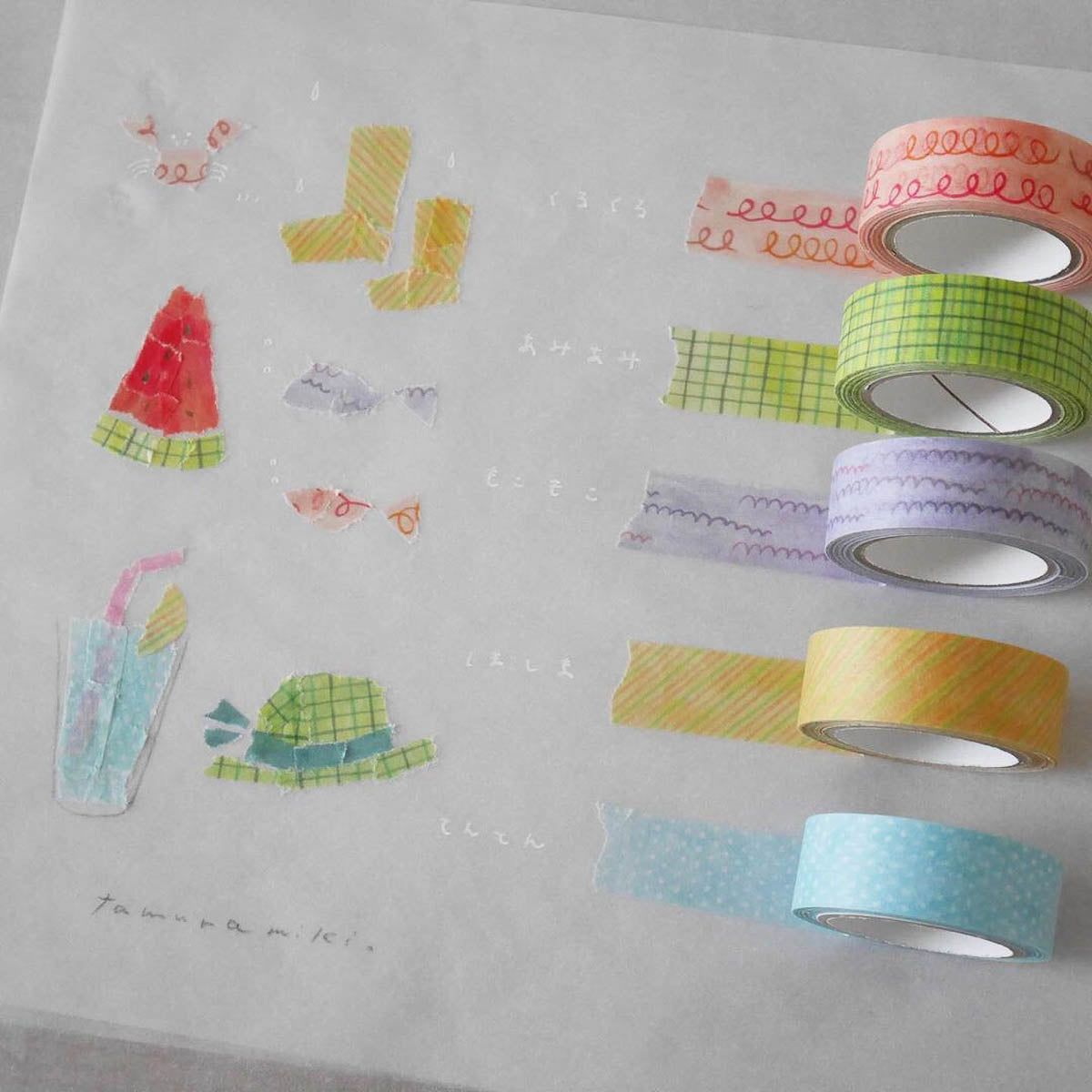 Masking Tape - Miki Tamura - Color Set