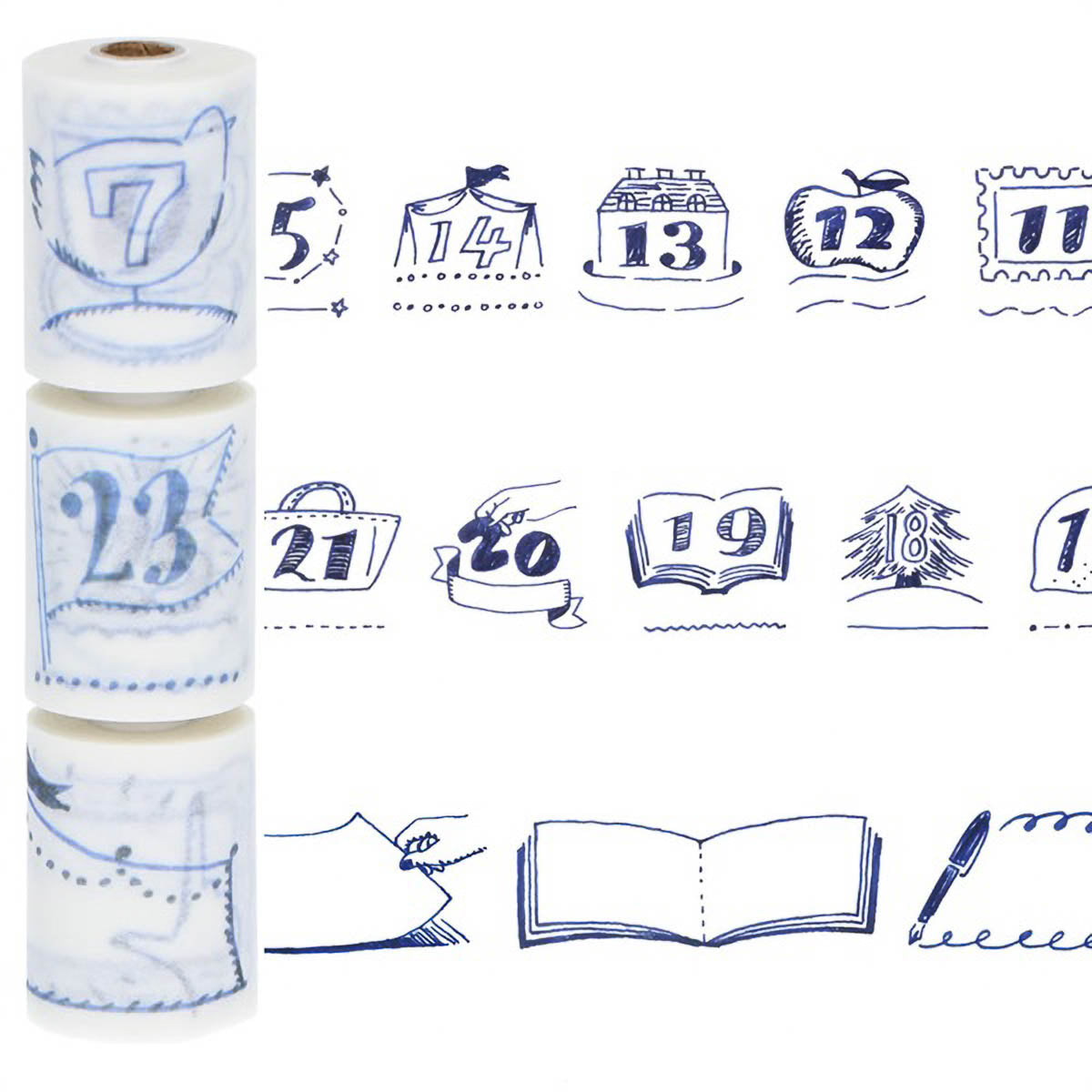 Masking Tape - masté - Planner Decoration - Titles - With Dates