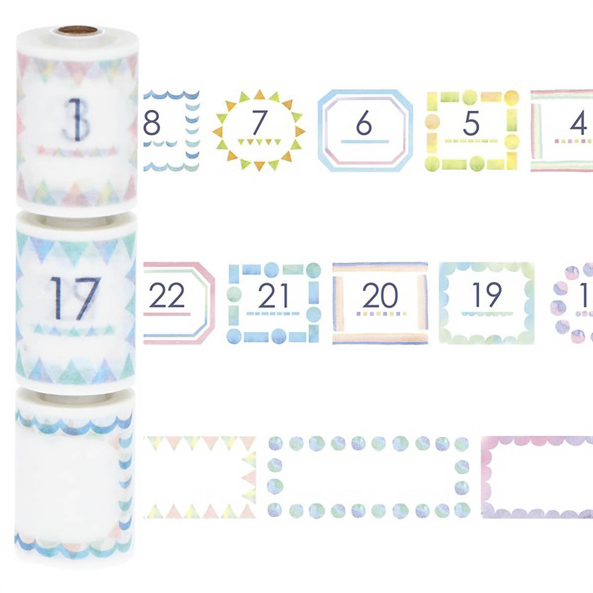 Masking Tape - masté - Planner Decoration - Titles - With Dates