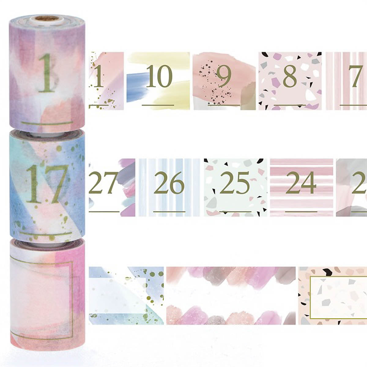Masking Tape - masté - Planner Decoration - Titles - With Dates