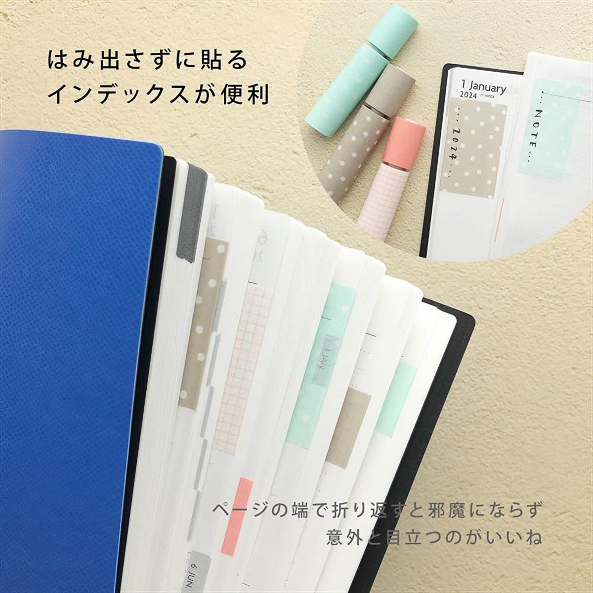 Masking Tape - masté - Planner Decoration - Notes - Dots