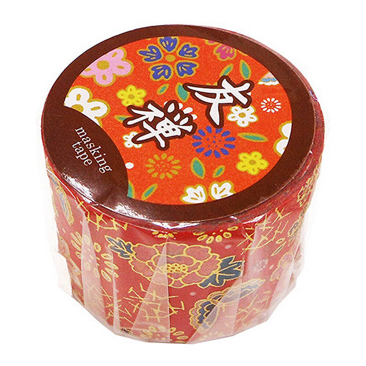 Masking Tape - Ehime Paper Factory - Yuzen Pattern - 30mm