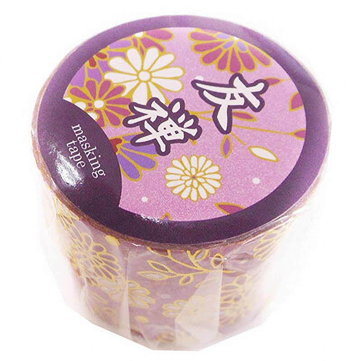 Masking Tape - Ehime Paper Factory - Yuzen Pattern - 30mm