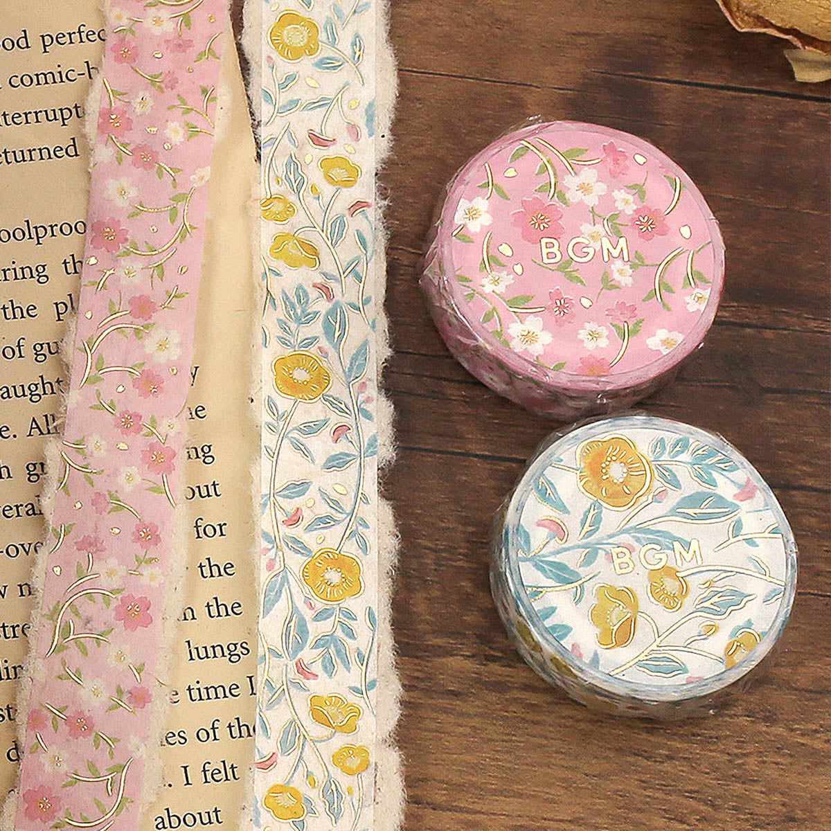 Masking Tape - Flower Pattern