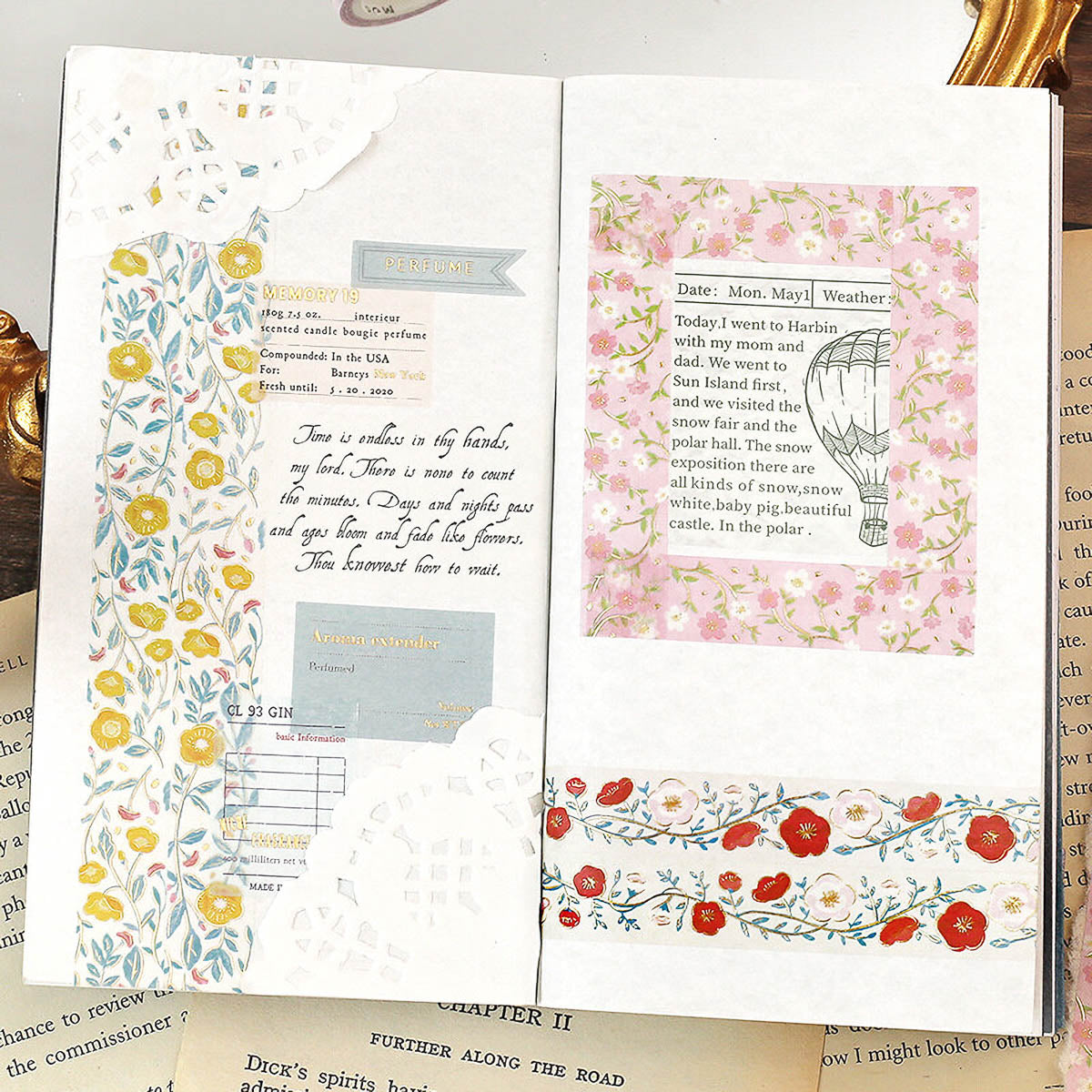 Masking Tape - Flower Pattern