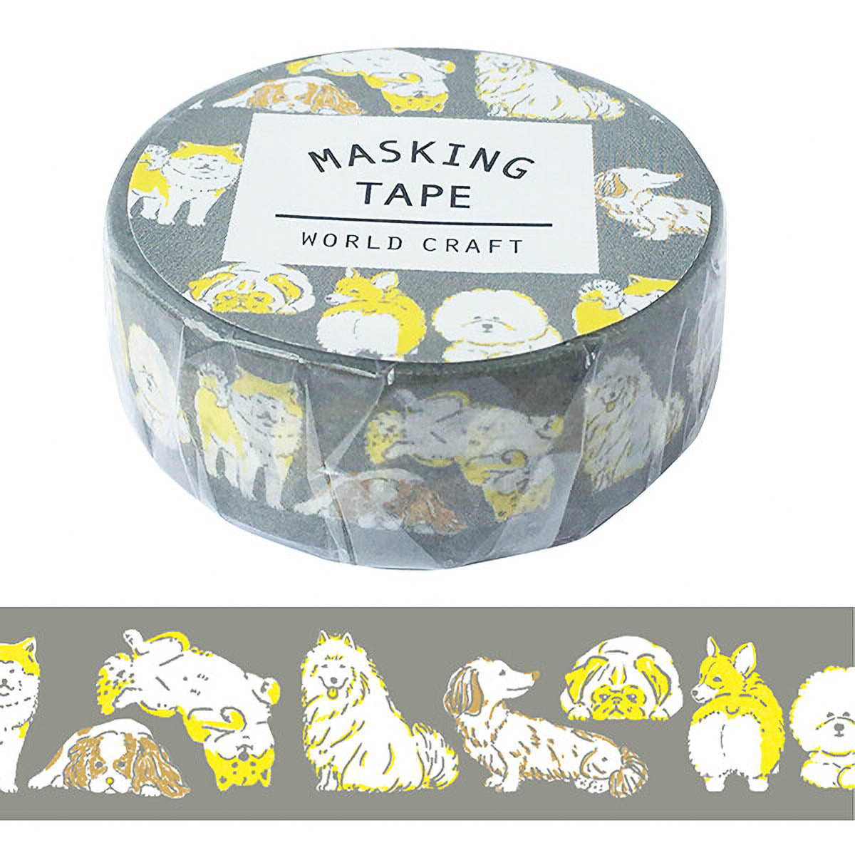 Masking Tape - WORLD CRAFT - Animals