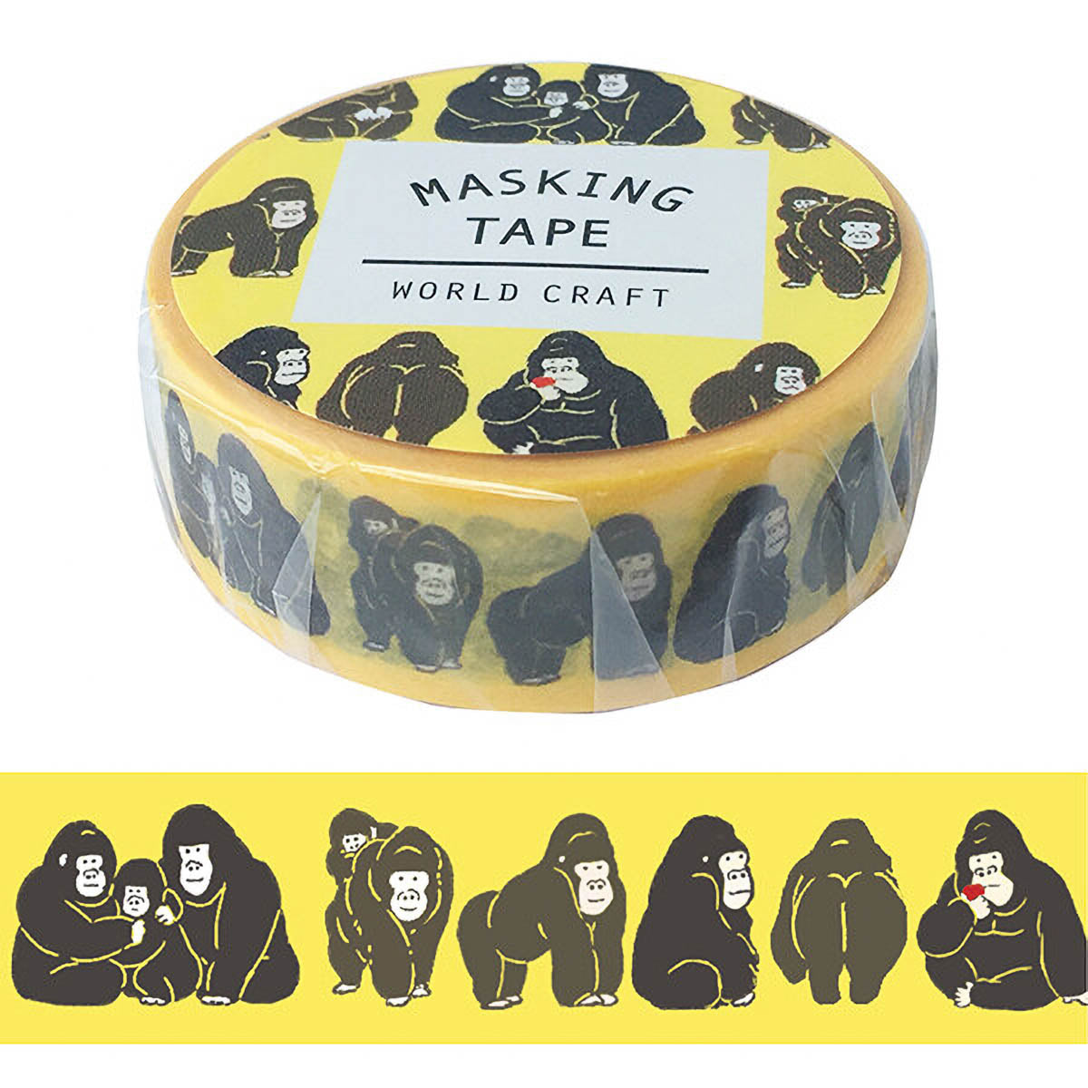 Masking Tape - WORLD CRAFT - Animals