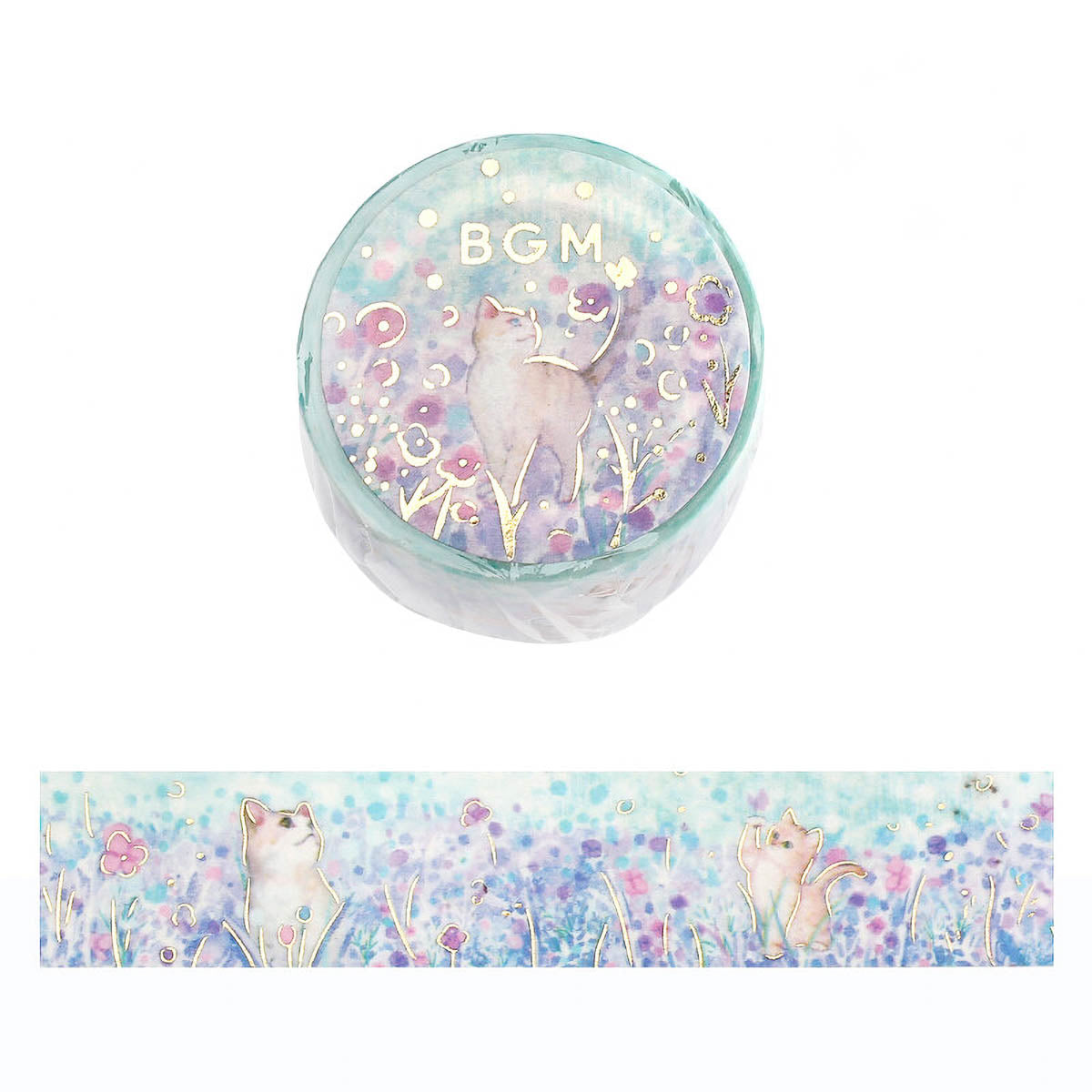 Masking Tape - Flowers and Cats