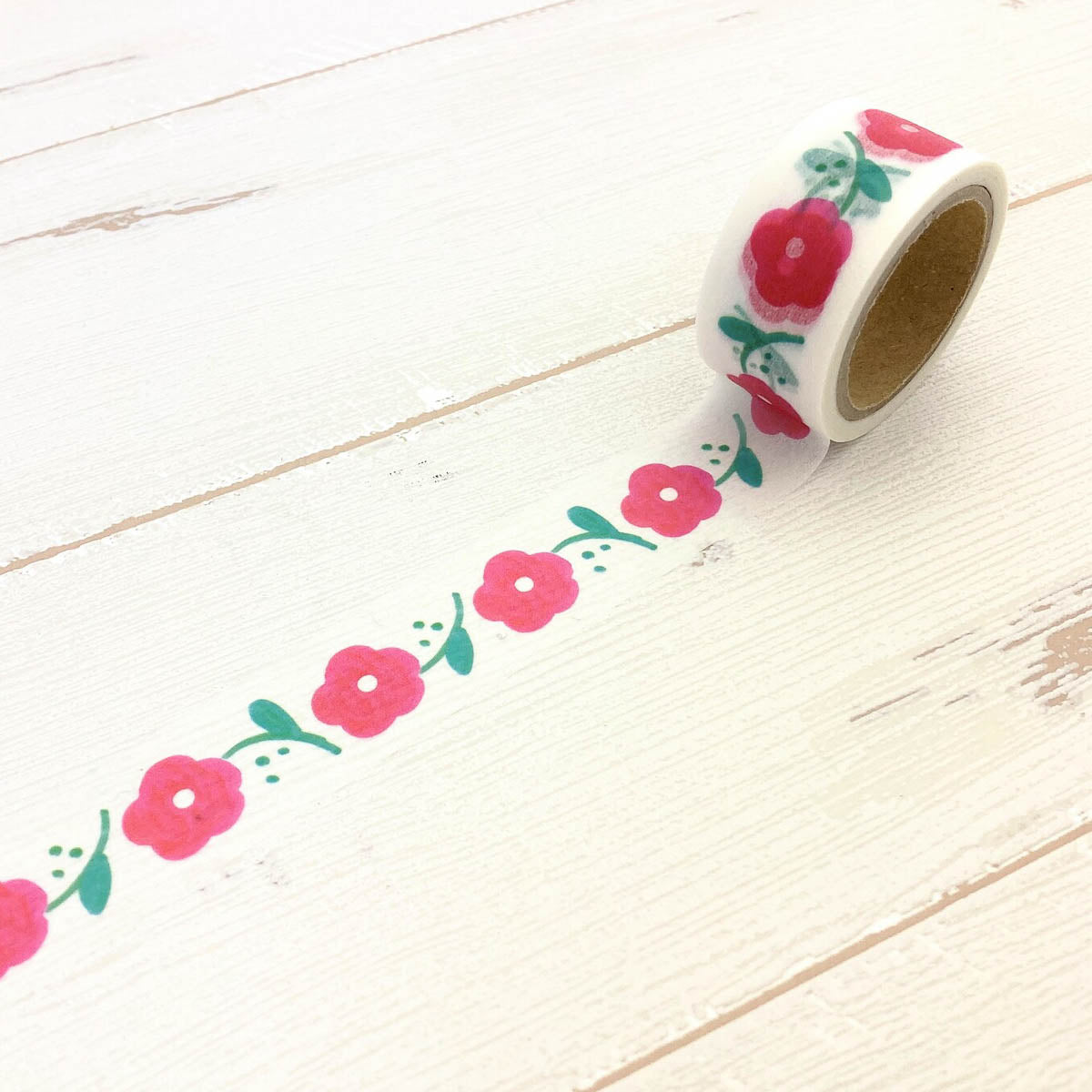 Masking Tape - Papier Platz - kurogoma - Flowers