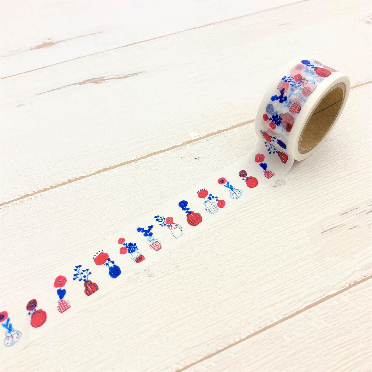 Masking Tape - Papier Platz - kurogoma - Flowers