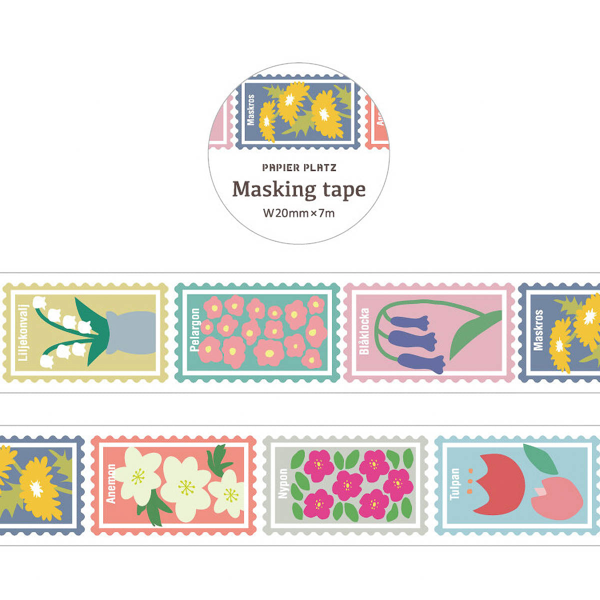 Masking Tape - Papier Platz - PAPIYA - Pattern 1