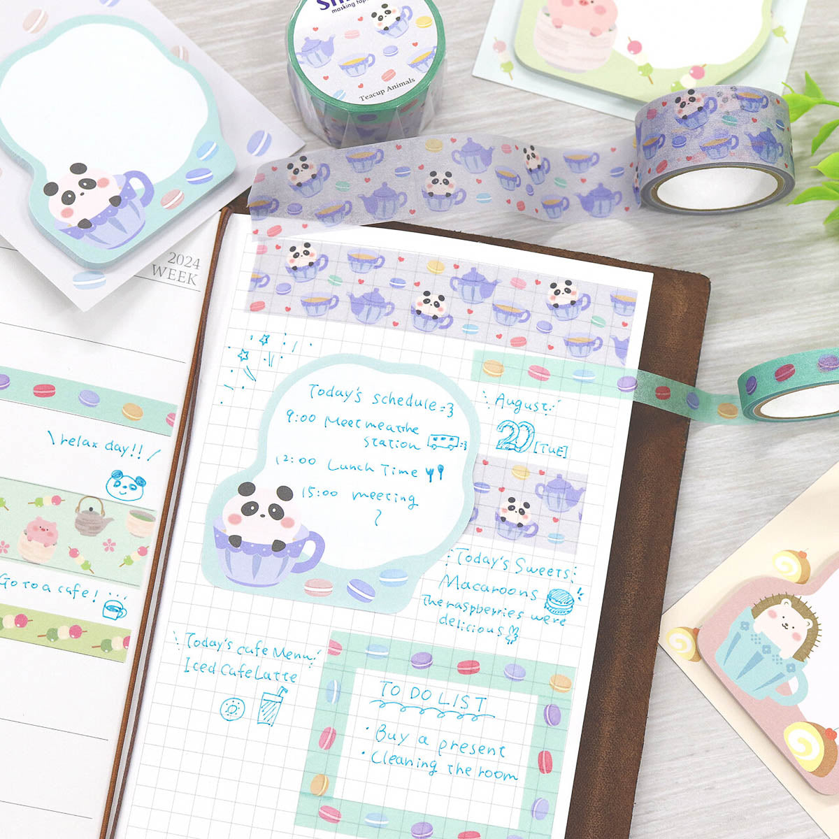 Masking Tape - Teacup Animals