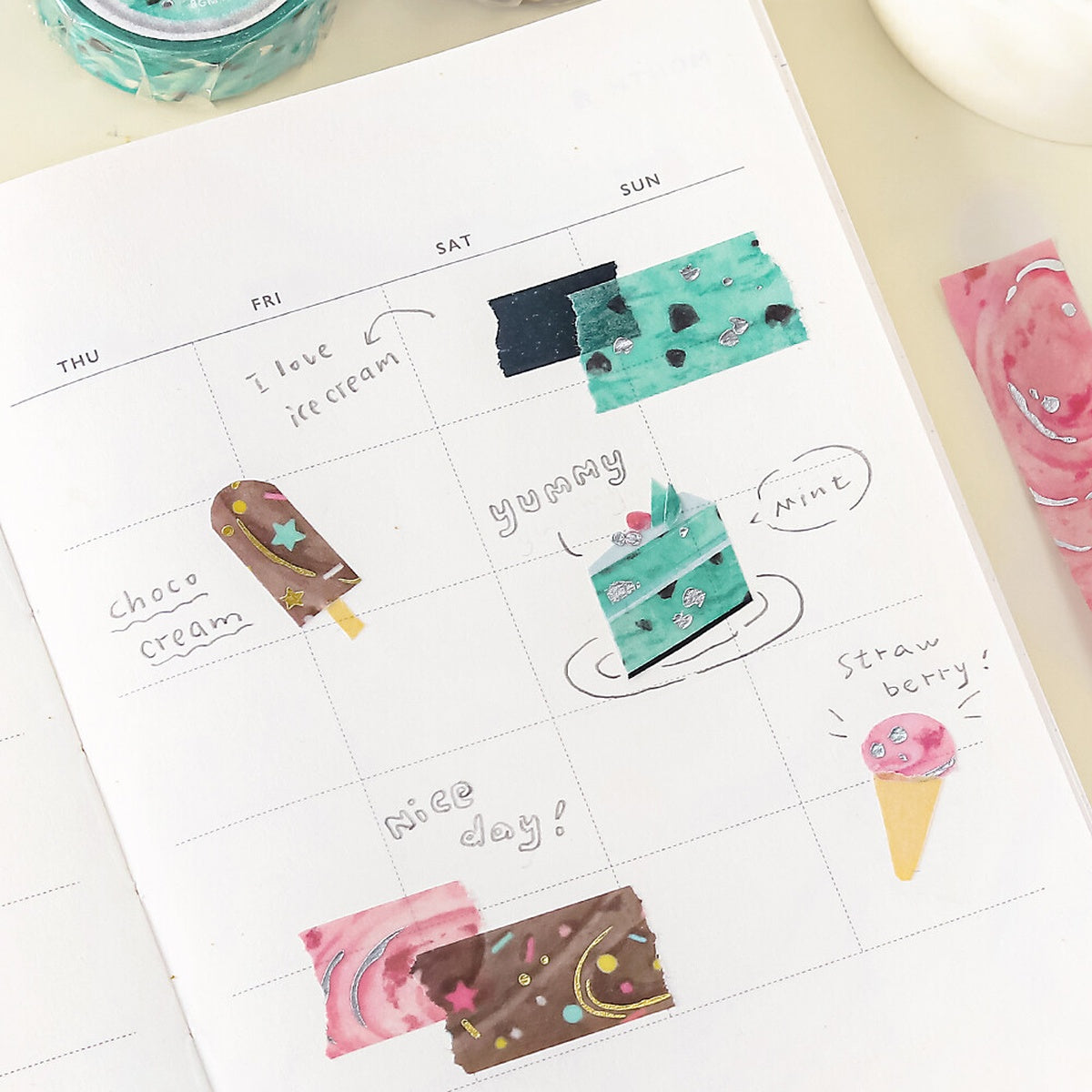 Masking Tape - We love Ice Cream