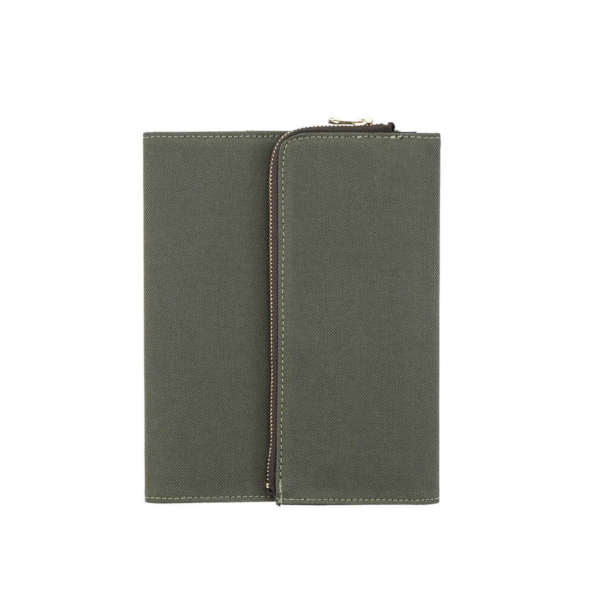 Notizbuchhülle - isshoni. - Canvas Notebook Cover with Pen Case B6