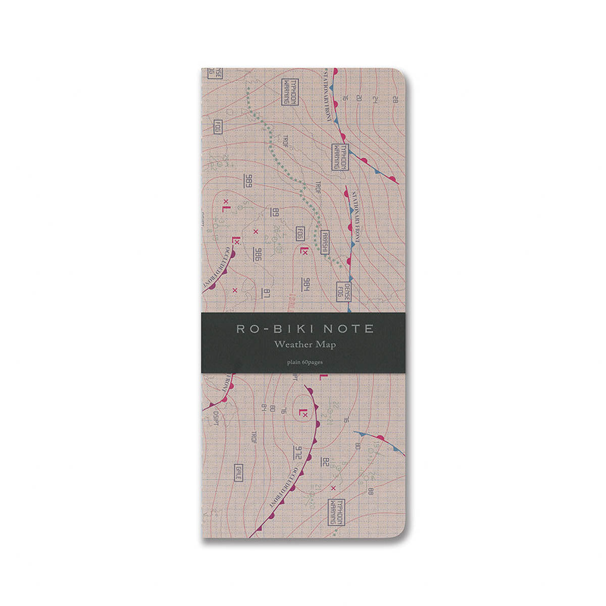 Notizbuch - Yamamoto Paper - RO-BIKI NOTE - Map Series