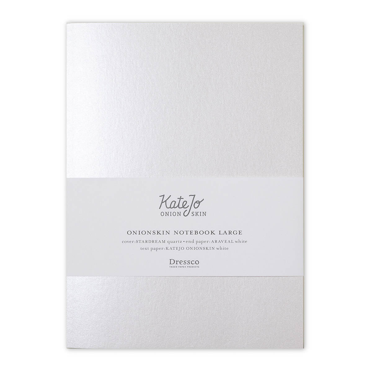 Notizbuch - Takeo Paper - Dressco - KateJo - Onion Skin - Large