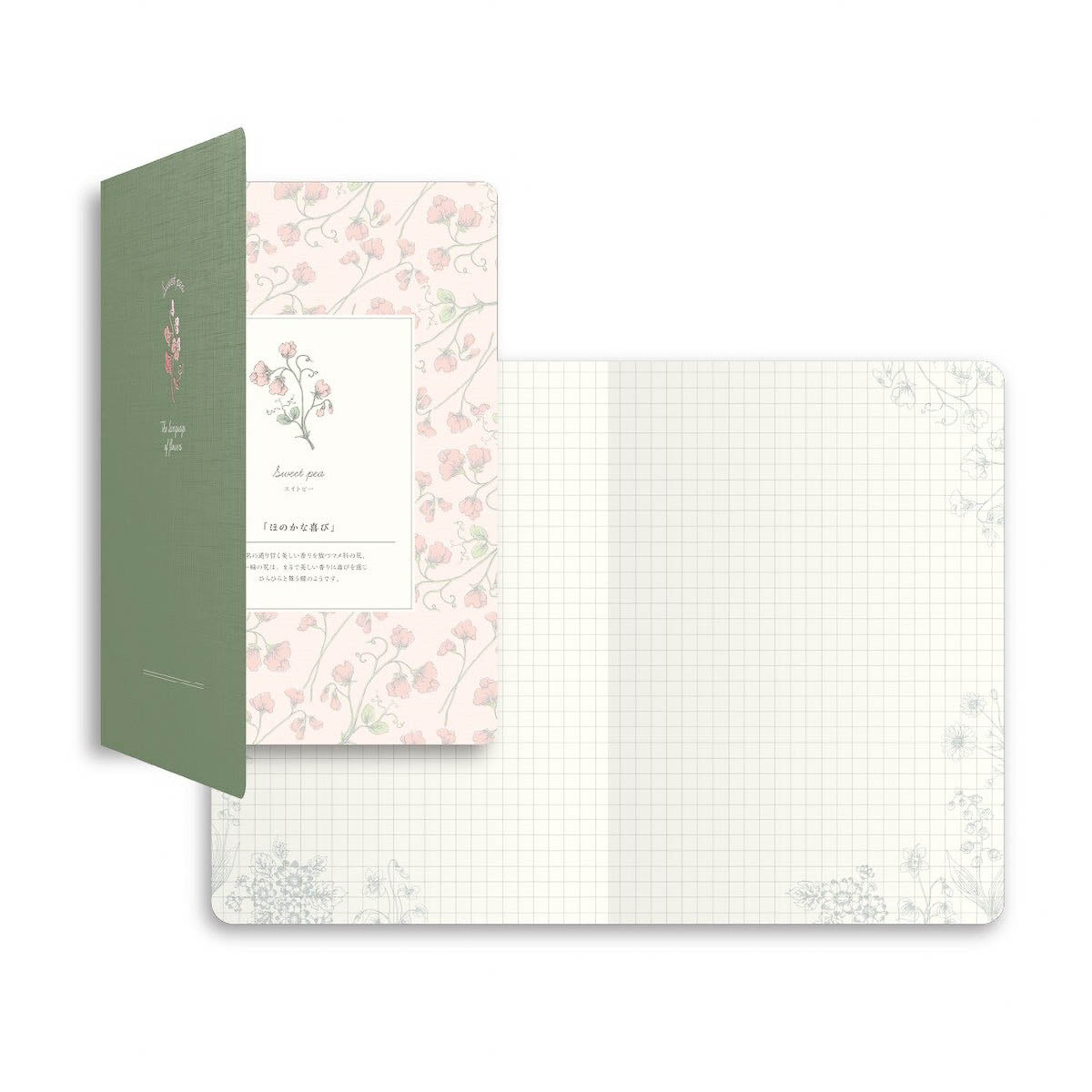 Notizbuch - isshoni. - Sprache der Blumen - B6