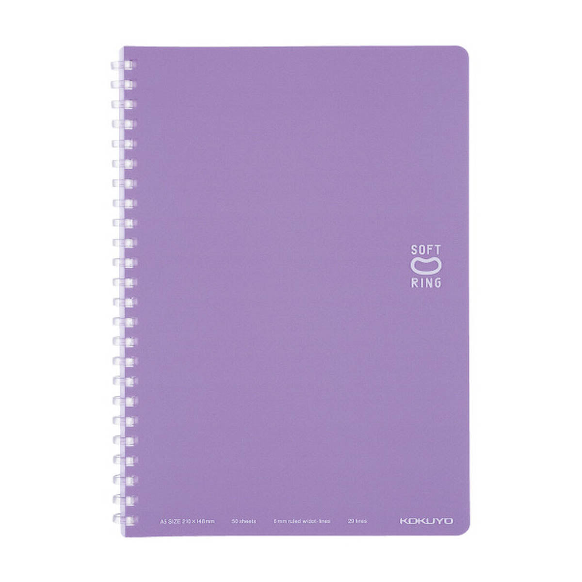 Notizbuch - Kokuyo - Soft Ring - A5 - liniert mit Punkten - 50 Seiten