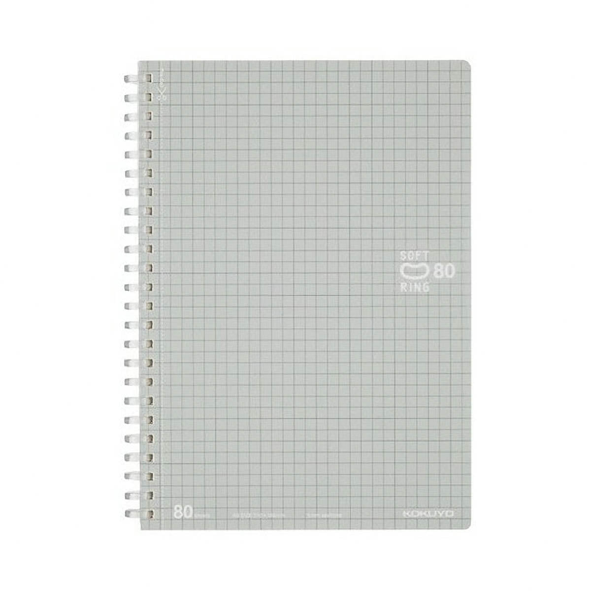 Notizbuch - Kokuyo - Soft Ring - kariert - 80 Seiten