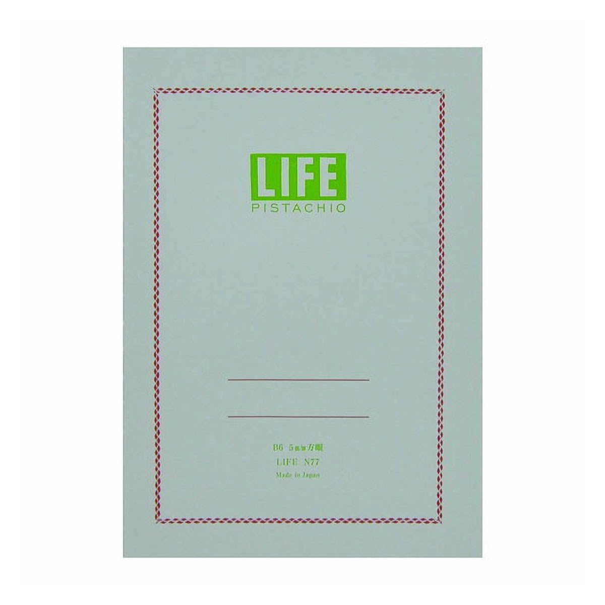 Notizbuch - L!FE - Pistachio