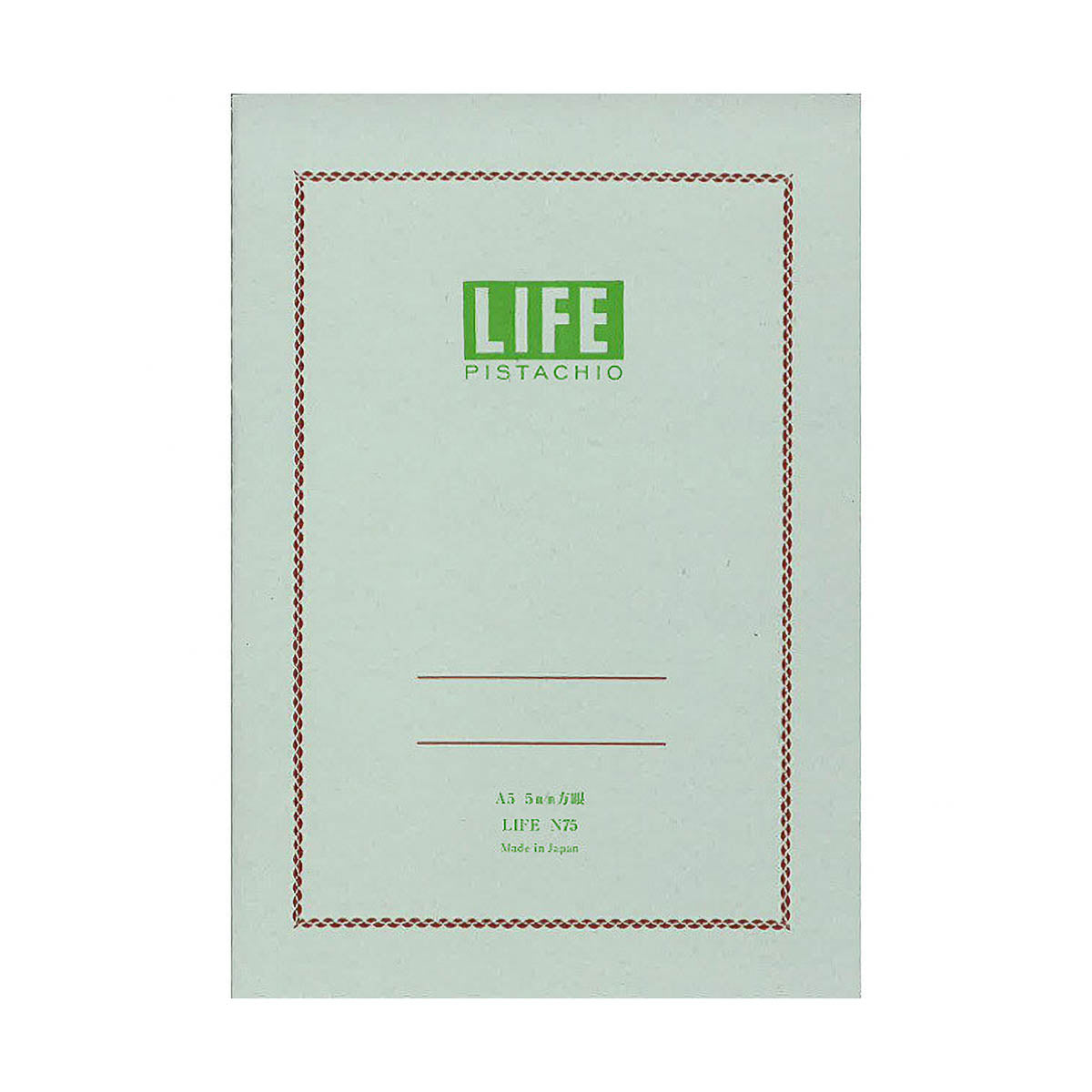 Notizbuch - L!FE - Pistachio