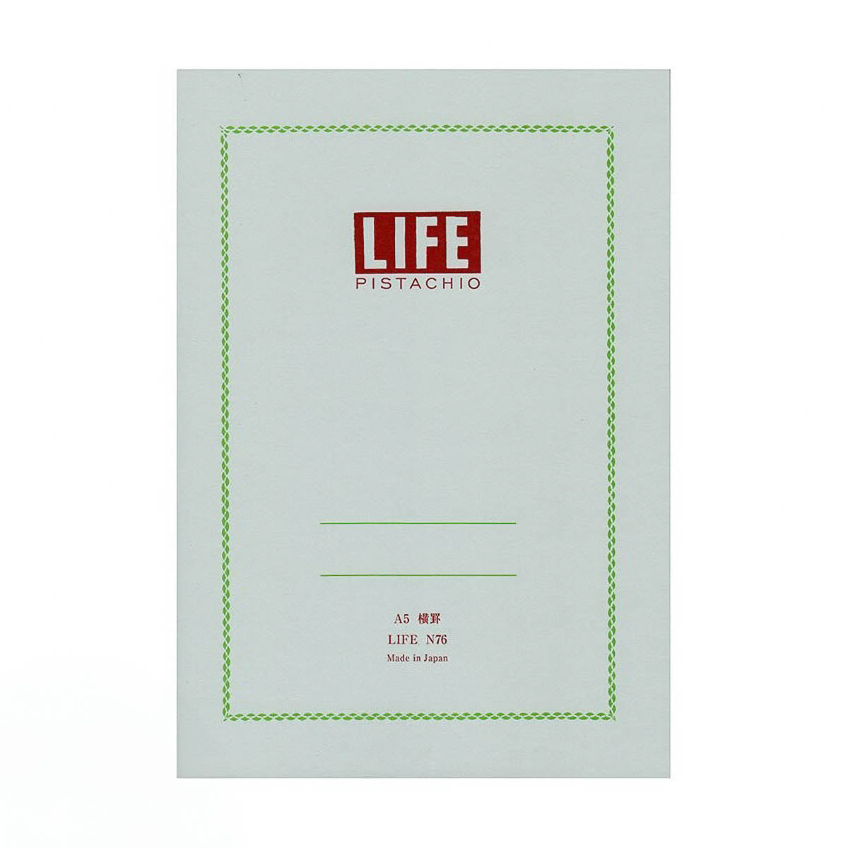 Notizbuch - L!FE - Pistachio