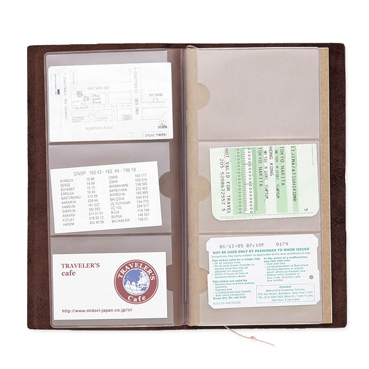 Notizbuch - TRAVELER'S notebook - Regular Size - Files