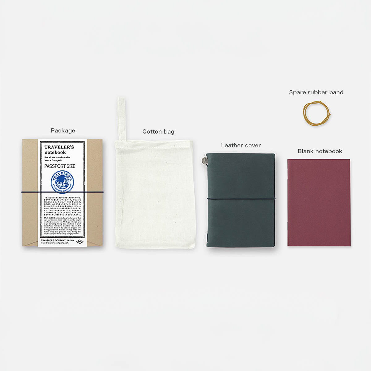 Notizbuch - TRAVELER'S notebook - Passport Size - Starter Kit