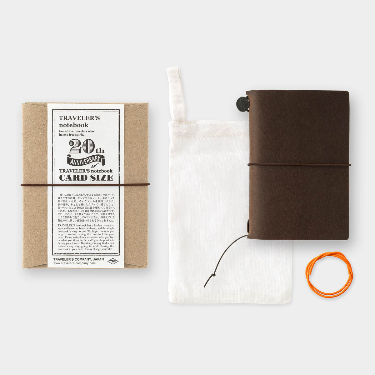 Notizbuch - Traveler's Notebook - Card Size - 20th Anniversary Set