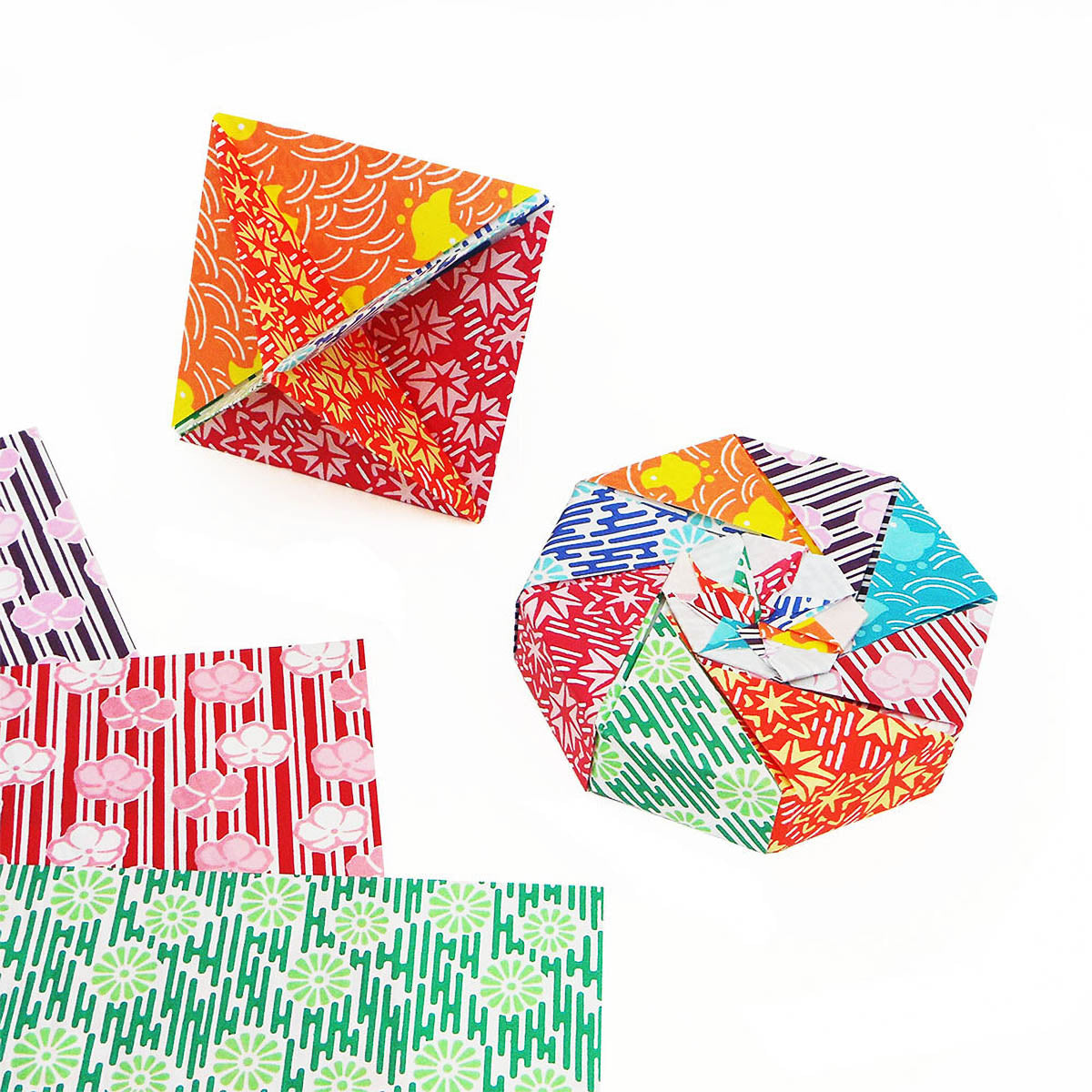 Origami Papier - Ehime Paper Factory - Edo Chiyogami - 15cm