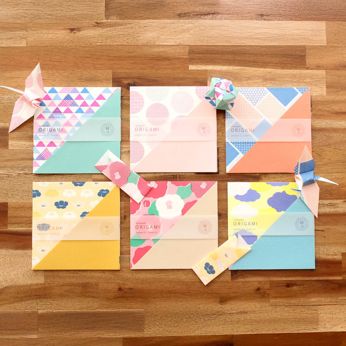 Origami Papier - Yuiyuiyui - Mino Washi - 15cm