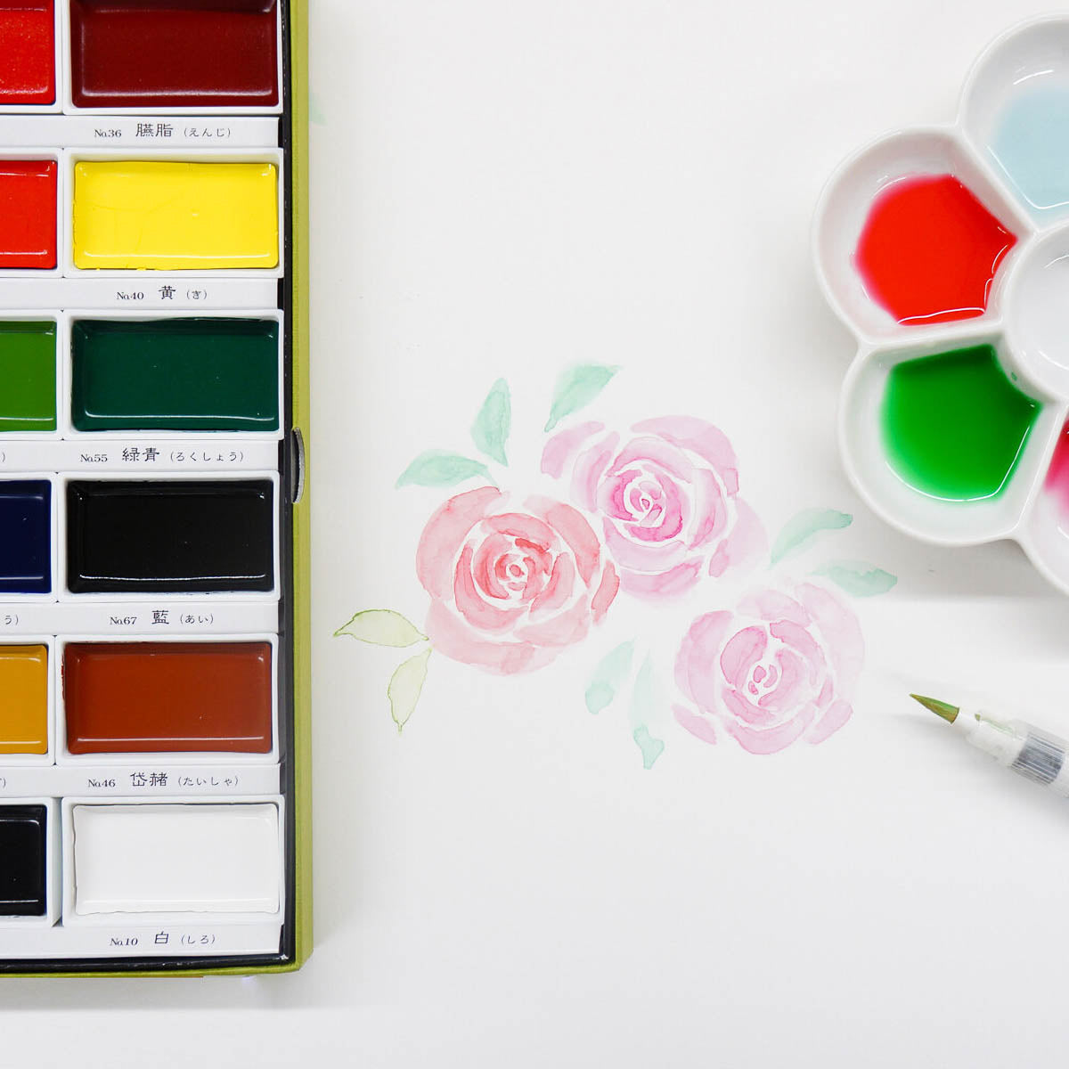 Farbpalette - Kuretake - Gansai Tambi - Color Set