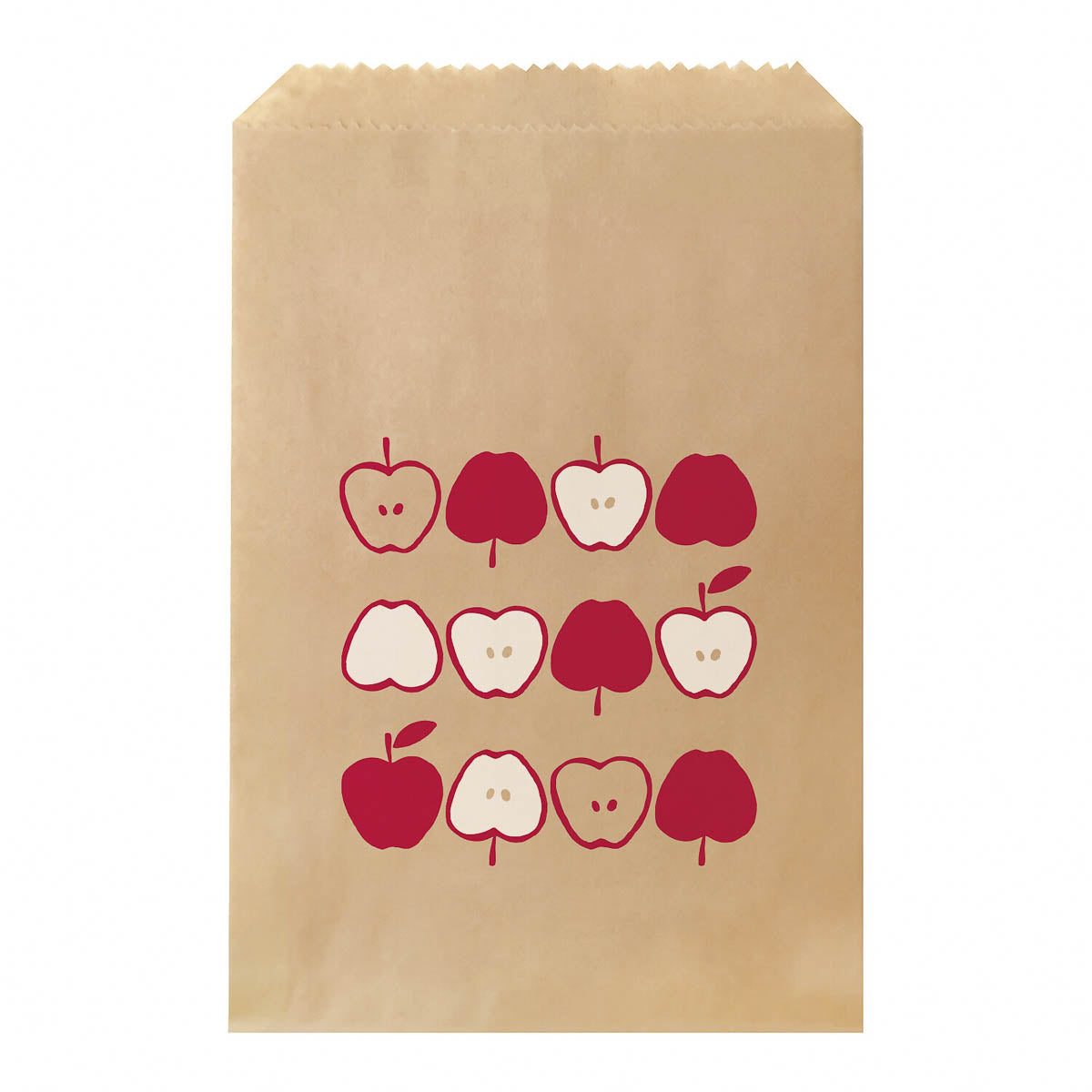Papiertüte - Japanese Motive - Flachtüte (170x117mm) Kraftpapier - 10 Stück