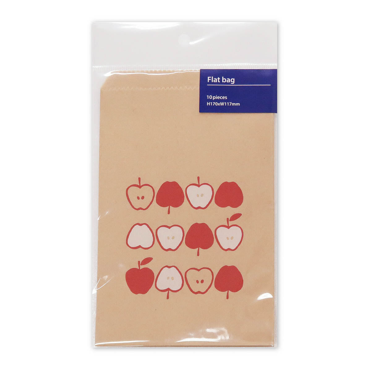 Papiertüte - Japanese Motive - Flachtüte (170x117mm) Kraftpapier - 10 Stück