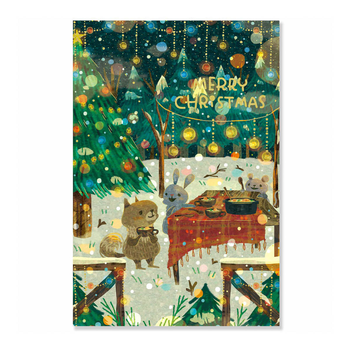 Postkarte - Muumegu - Christmas