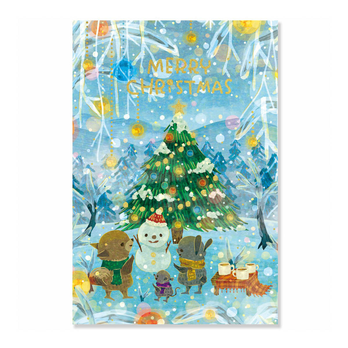 Postkarte - Muumegu - Christmas