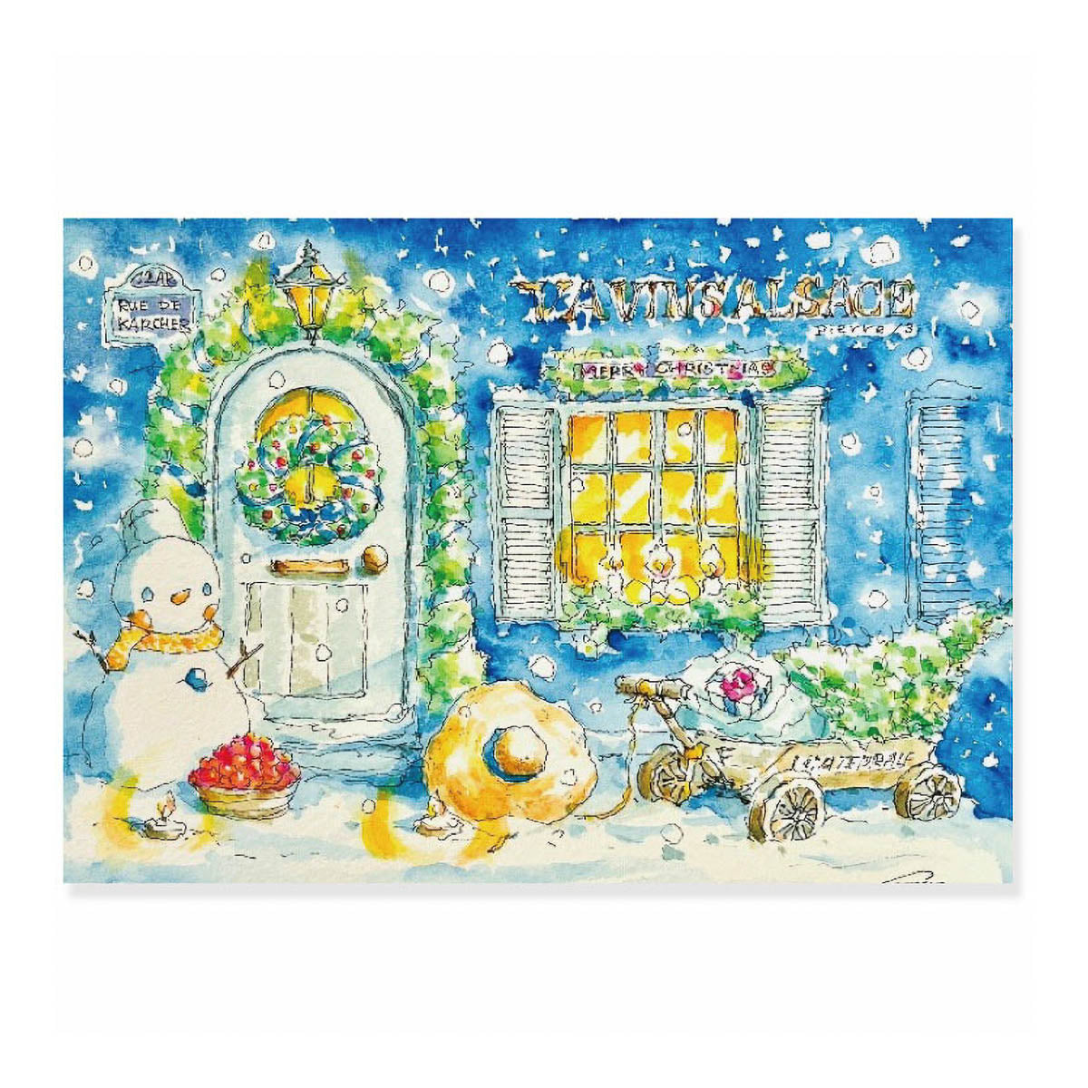 Postkarte - Shinya Uchida - Christmas