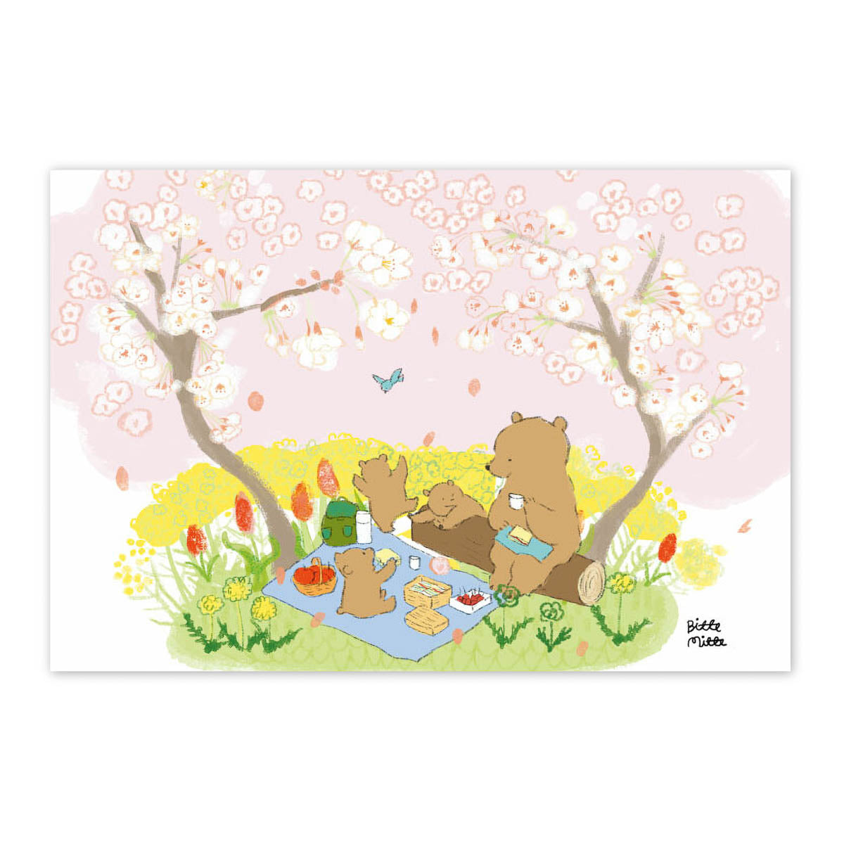 Postkarte - Momoro - Spring