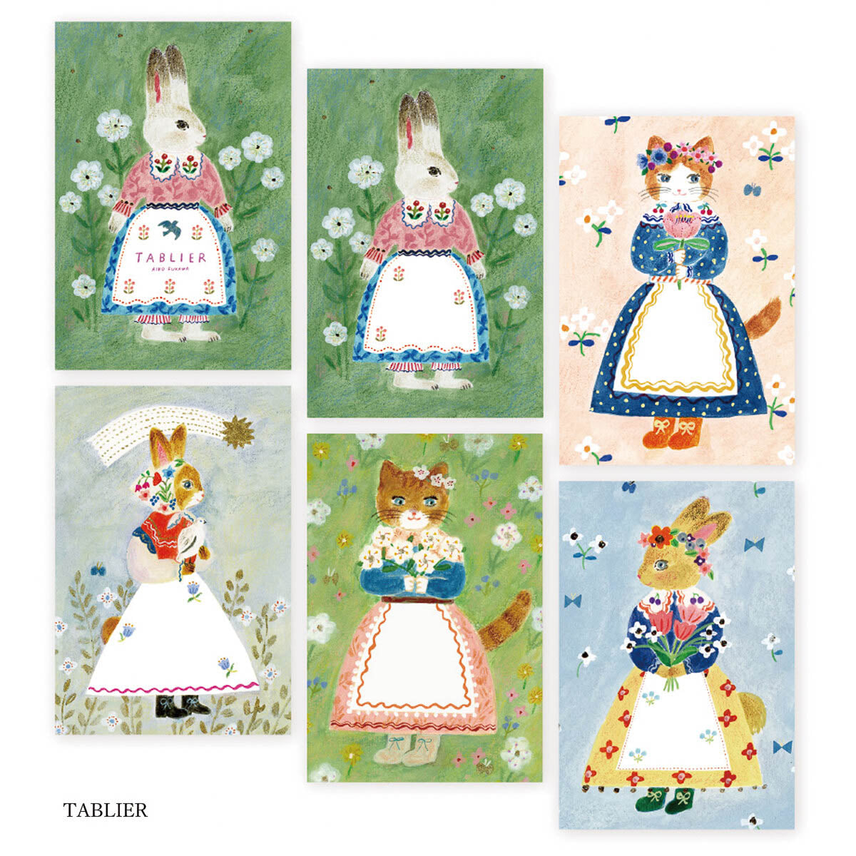Postkarte - cozyca - Aiko Fukawa - Set