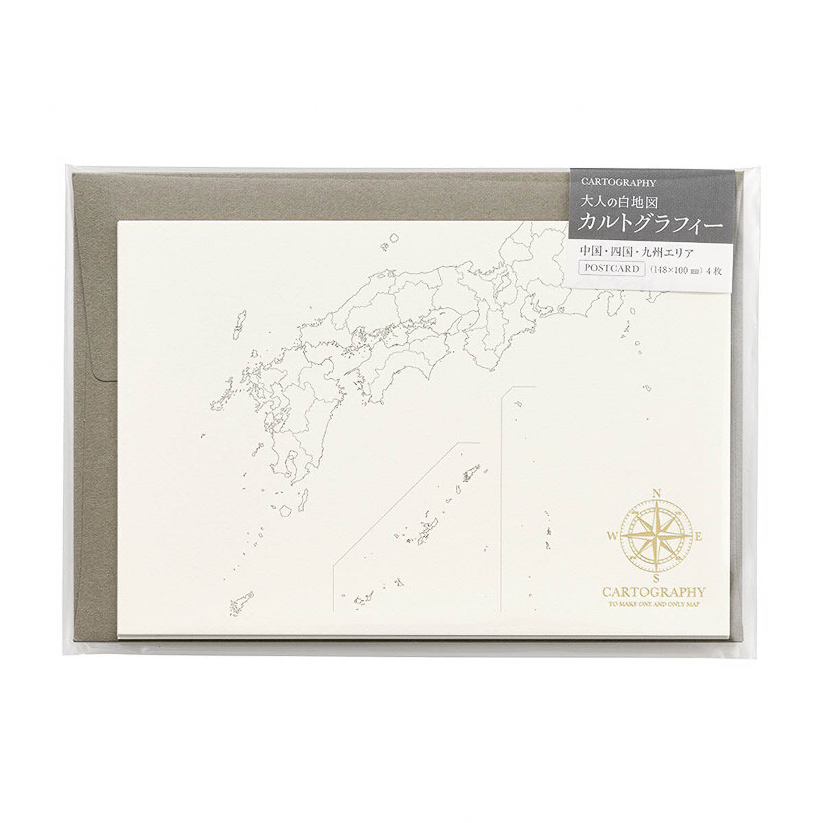 Postkarte - Cartography Map