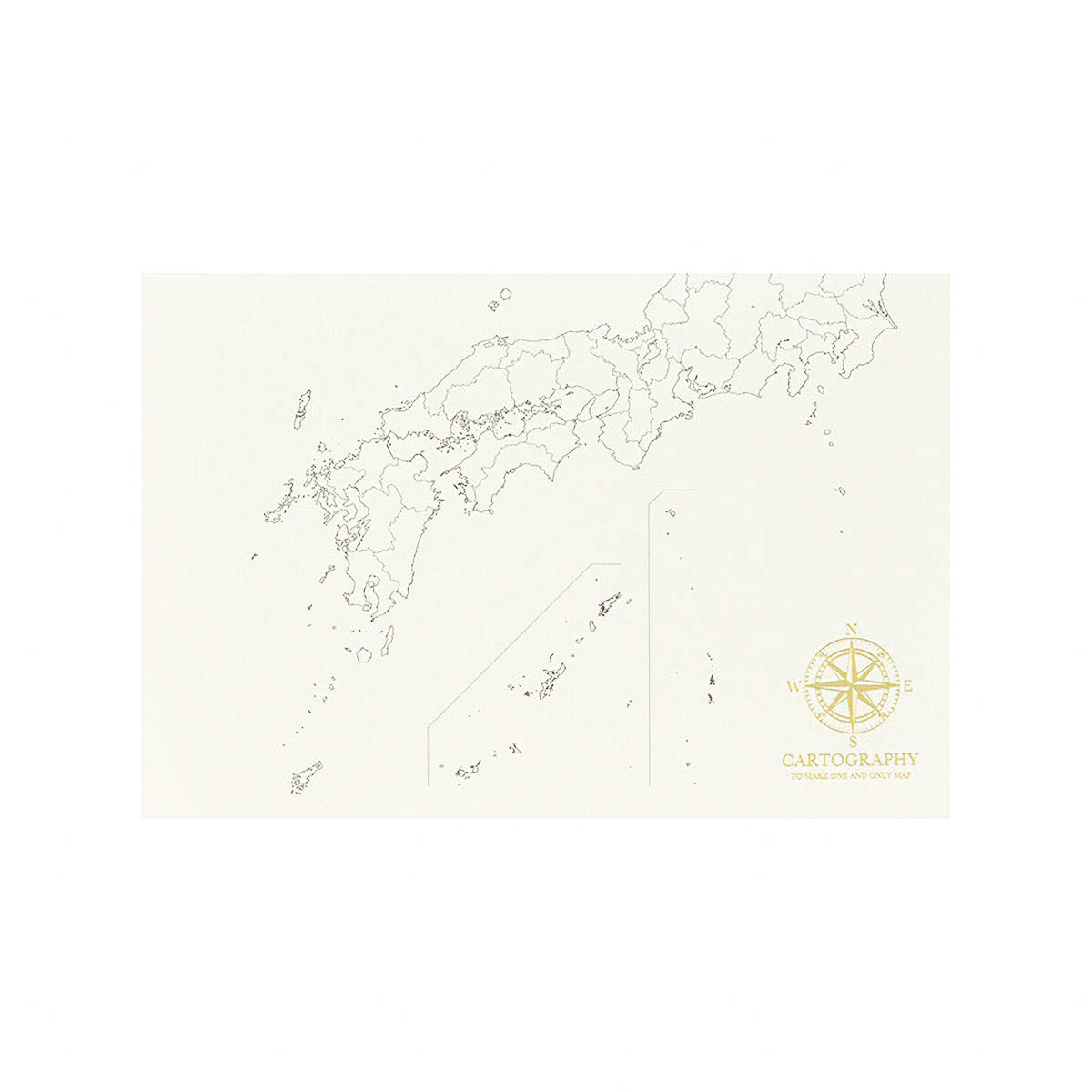 Postkarte - Cartography Map