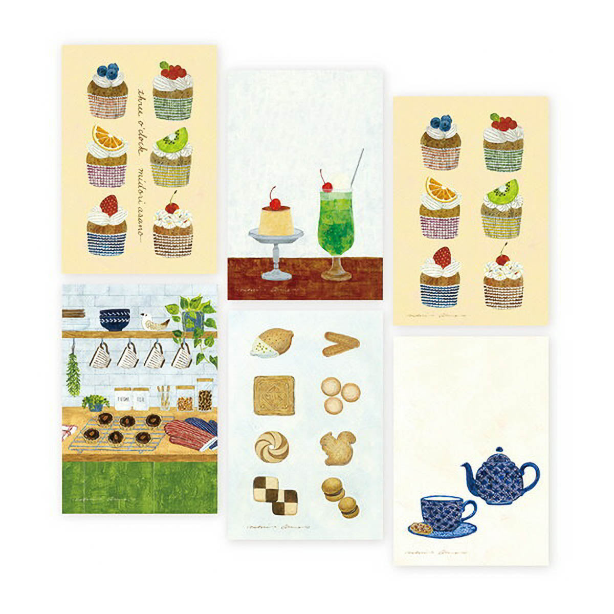 Postkarte - cozyca - Midori Asano - Set