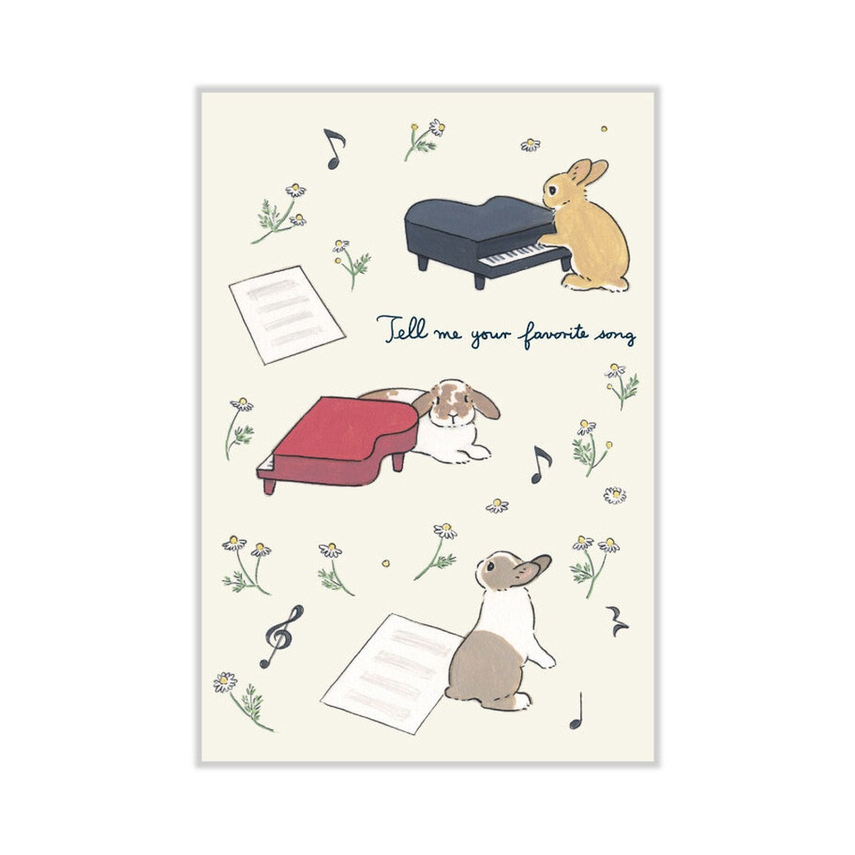 Postkarte - Shinako Moriyama - Daily Life with Rabbits